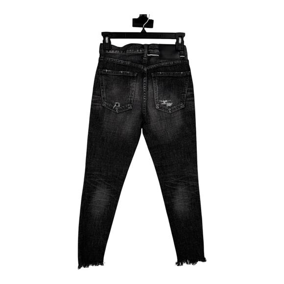 Moussy Vintage Jeans Diana skinny distressed black size 24 - Picture 3 of 7